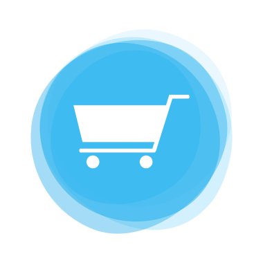 Beyaz araba üstünde mavi düğme