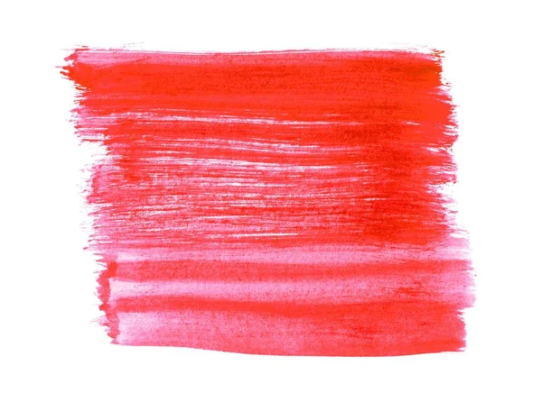 Piszkos, piros ecset textúra — Stock Fotó