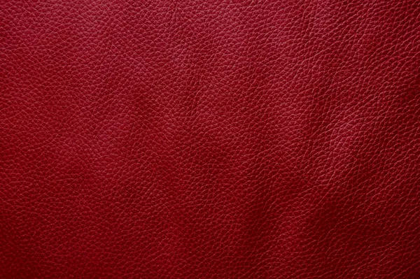 Textura em couro vermelho abckground — Fotografia de Stock