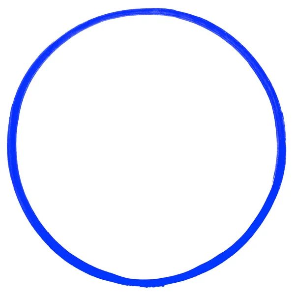Blau lackierter Ring — Stockfoto