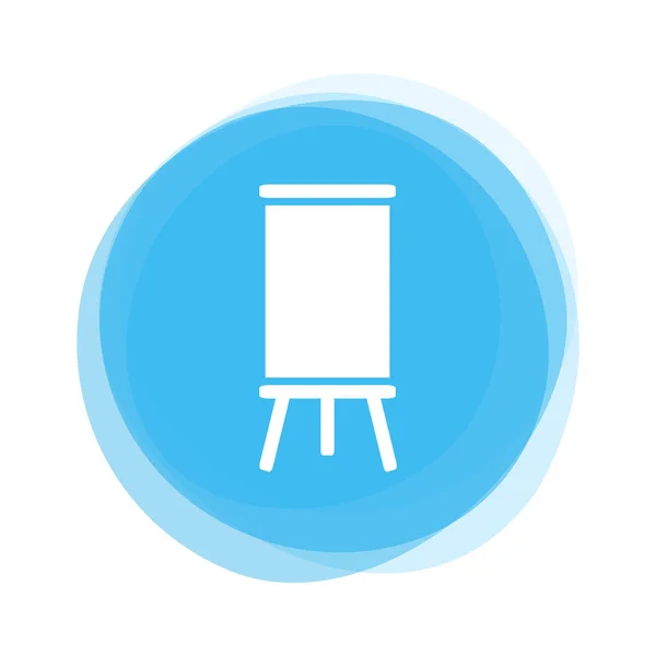 White Board op lichte blauwe knop — Stockfoto