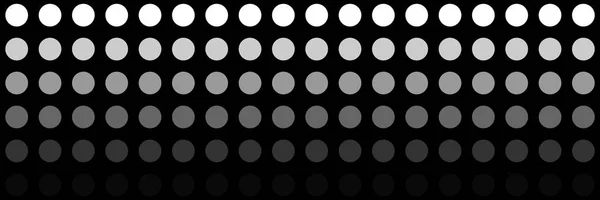 Black white gradient dots — Stock Photo, Image