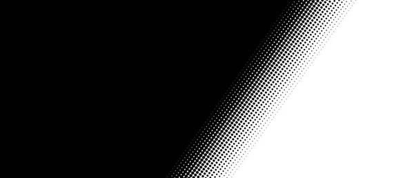 Black dots with gradient diagonal transition — Stock Photo, Image