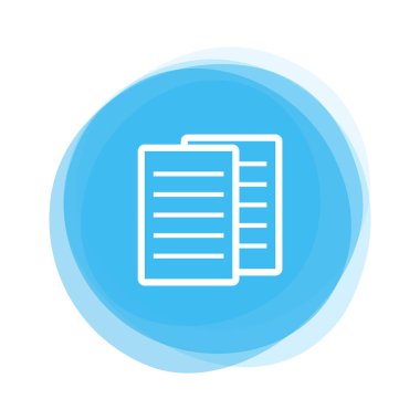 Işık mavi düğme: kağıtları