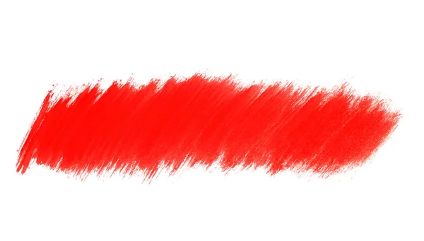 Red painted pencil stripes — Stock Photo, Image