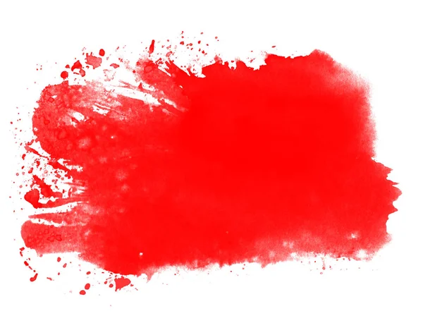 Sulu Boya doku kırmızı — Stok fotoğraf