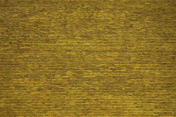 Žlutá oranžová cihlová textura stěny — Stock fotografie
