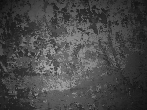陈旧不堪的深灰色风化墙壁 — 图库照片