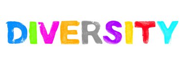 Çeşitlilik - Birçok renk içeren suluboya şablon harfler