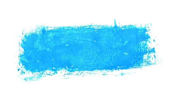 Velmi Špinavé Ručně Malované Akvarel Pruh Světle Modrou Barvou — Stock fotografie