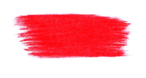 肮脏的红色横幅 手绘铅笔绘图 — 图库照片