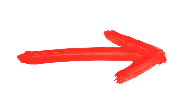 Sağ tarafta kırmızı renkli el boyası fırça oku var.