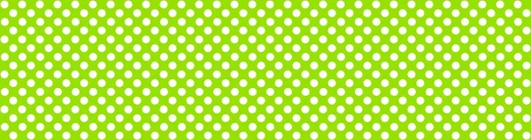 Abstract Tablecloth Background Banner White Dots Green — Stock Photo, Image