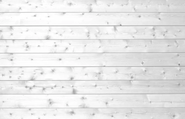 Текстура Белого Светло Серого Дерева Горизонтальными Досками — стоковое фото