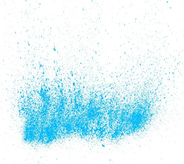 Splash Blue Color White Background Made Brush Graffiti — Stock Photo, Image