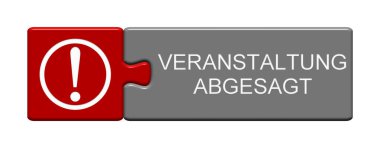 İşaretli Yapboz Düğmesi ve Almanca İşlem İptal Edildi