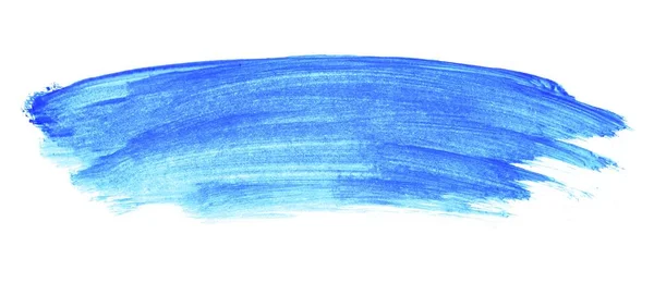 手描き青水彩の質感の背景 — ストック写真