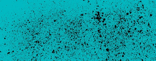 Black Blobs Blue Turquoise Grunge Background Texture Banner — Stock Photo, Image