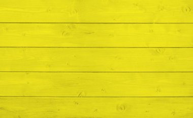 Yatay ahşap tahtalarla sarı arkaplan - Kopya alanı ile rostat dokusu