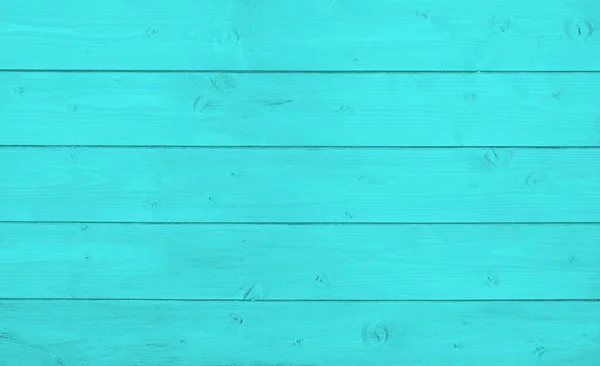 Light Blue Turuoise Background Horizontal Wooden Planks Rustic Texture Copy — Stock Photo, Image