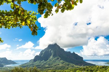 Moorea Adası Fransızca Polinezyası.