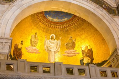 Transfiguration Mount Tabor üzerinde Kilisesi. Celile, İsrail.