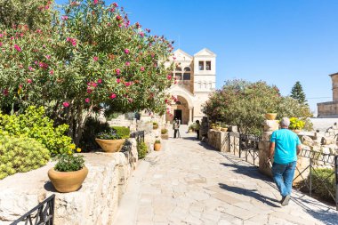 Transfiguration Mount Tabor üzerinde Kilisesi. Celile, İsrail.