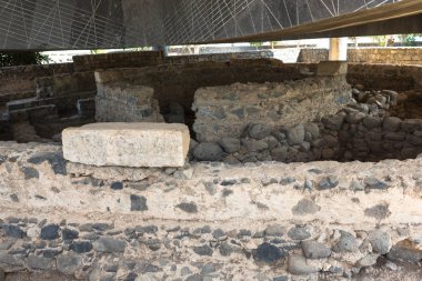 Capernaum, İsa Galilee İsrail, Galilee şehir.