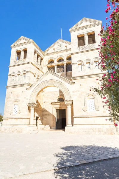 Kirche der Verklärung auf Berg Tabor. Galiläa, israel. — Stockfoto