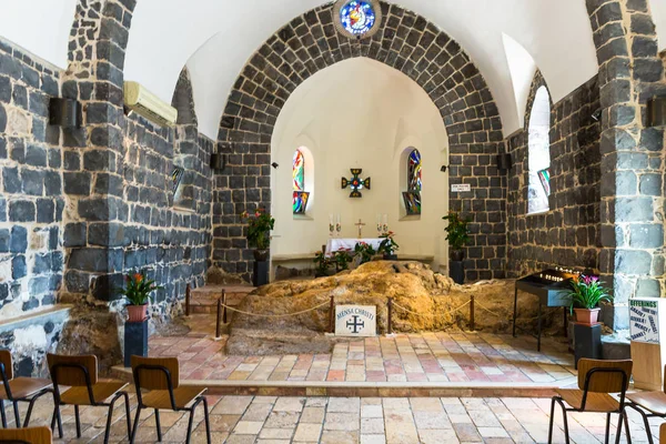 Israel, Galilee. Church of the Primate of Peter, Multiplication. — Stock Photo, Image