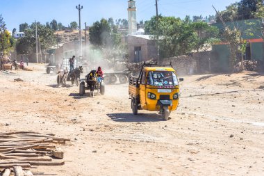 Mekelle, Etiyopya, 11/27/2017, Yerel TH şehrin sakinleri