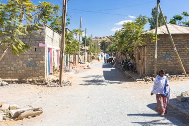 Mekelle, Etiyopya, 11/27/2017, Yerel TH şehrin sakinleri