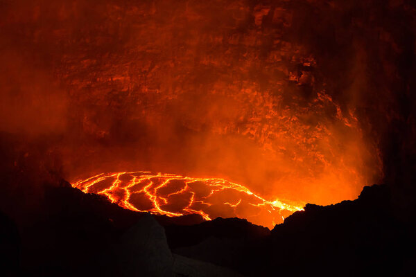 Erta Ale volcano Danakil depression Ethiopia