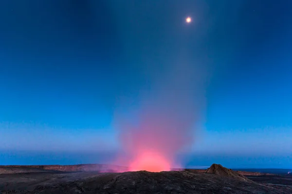 Erta Ale Volcano Danakil Depression Ethiopia Eruption — Stock Photo, Image
