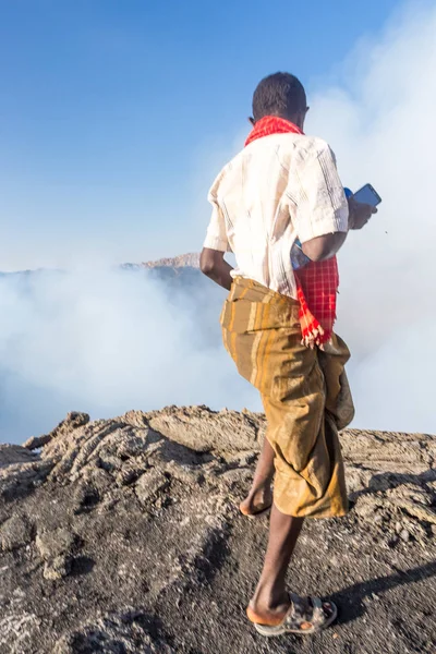 Askoma, Etiopia, 11/28/2017. Ekspedycja do wulkanu Erta Ale, da — Zdjęcie stockowe