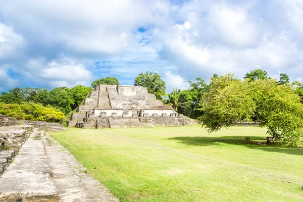 Belize, Střední Amerika, Altun Ha Temple. — Stock fotografie