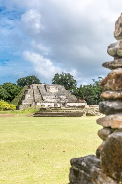 Belize, Střední Amerika, Altun Ha Temple. — Stock fotografie