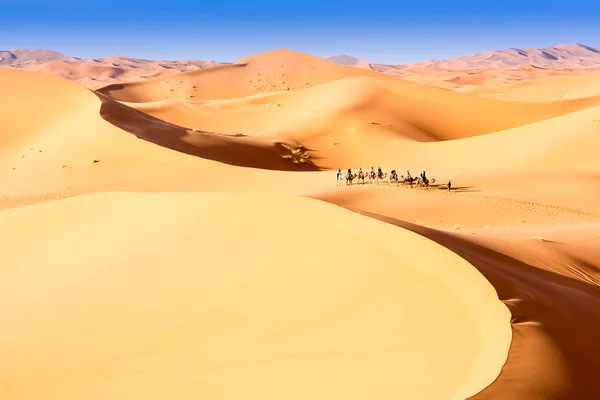 Merzouga Deserto Saara Marrocos — Fotografia de Stock