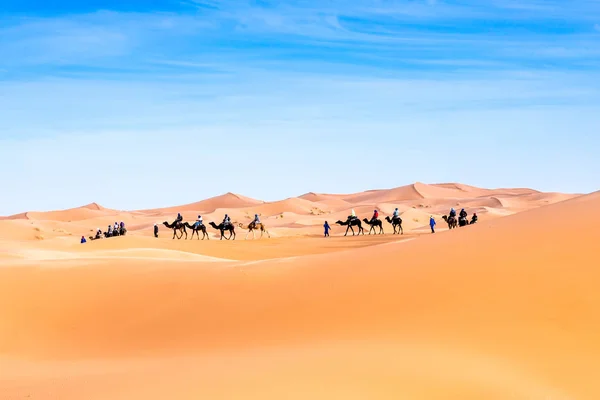 Merzouga Marokkói Szahara Sivatagban — Stock Fotó