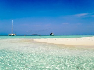 Los Roques, Venezuela harika adalar. Cennet Adaları.