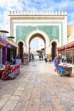 Fes, Fas, 03/16/2016. Onların günlük activit Yerel sakinleri