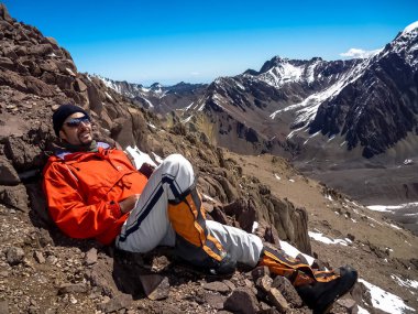 Arjantin, Mendoza 'daki Parque Nacional Aconcagua