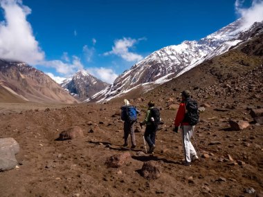 Arjantin, Mendoza 'daki Parque Nacional Aconcagua