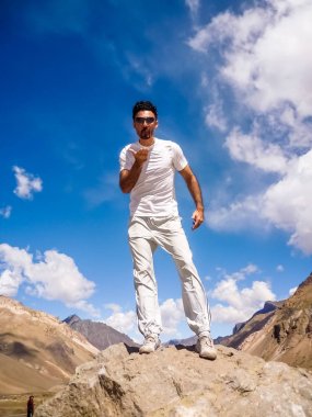 Arjantin, Mendoza 'daki Parque Nacional Aconcagua