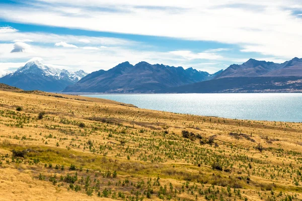 Aoraki Mount Cook Milli Parkı, Yeni Zelanda. — Stok fotoğraf