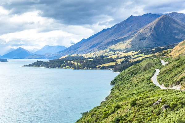 Queenstown Nueva Zelanda Ciudad Aventura Naturaleza — Foto de Stock