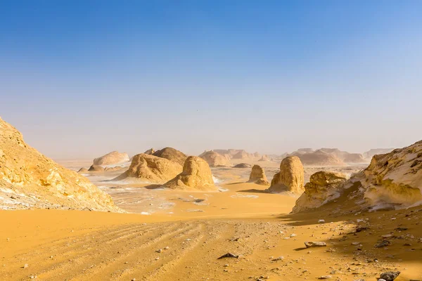 Біла Пустеля Фарафрі Єгипет Африка — стокове фото