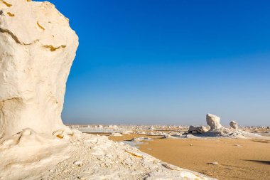 Mısır Sahrası 'ndaki Farafra' daki Beyaz Çöl..