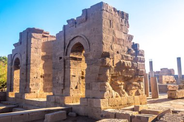 Aswan Mısır Nil tapınakta Philae