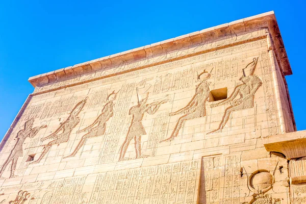 Aswan Mısır Nil tapınakta Philae — Stok fotoğraf